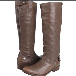 Frye Melissa Button Back-Zip Boots